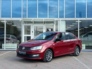 2019 Volkswagen Polo V Рестайлинг, красный, 1420000 рублей, вид 5