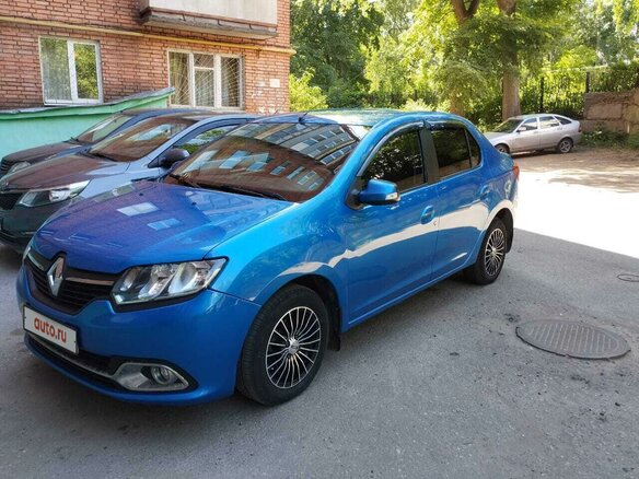 2015 Renault Logan II, синий, 730000 рублей