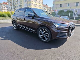 2021 Audi Q7 45 TDI II (4M) Рестайлинг, коричневый, 6950000 рублей, вид 2