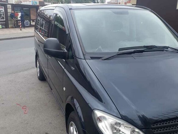 2007 Mercedes-Benz Vito 109 CDI L3 II (W639), чёрный