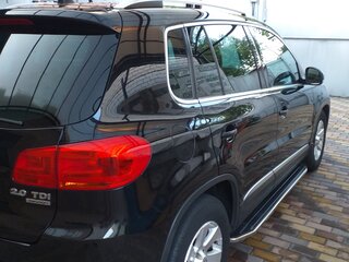 2013 Volkswagen Tiguan I Рестайлинг, чёрный, 1400000 рублей, вид 2