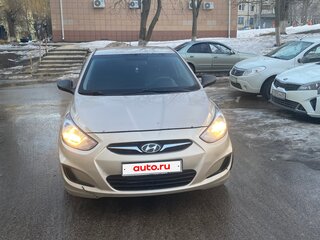 2012 Hyundai Solaris I, бежевый, 670000 рублей, вид 1