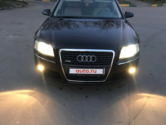 2006 Audi A8 II (D3) Рестайлинг, чёрный - вид 3