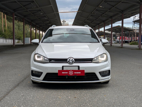 2014 Volkswagen Golf VII, белый - вид 2