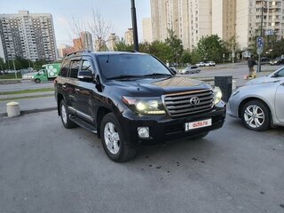 2012 Toyota Land Cruiser 200 Series Рестайлинг 1, чёрный, 3550000 рублей, вид 4