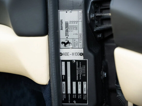 1996 Ferrari F355 GTS, синий - вид 33