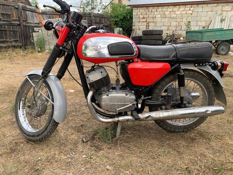 1982 Jawa 350/634, красный, 74000 рублей, вид 4