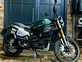 2023 Benelli Leoncino 800 Trail, зелёный, 680000 рублей, вид 5