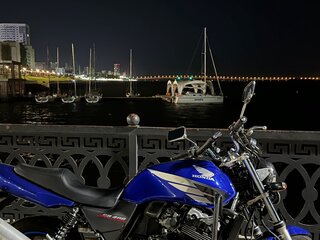 2004 Honda CB 400 Super Four, синий, 380000 рублей, вид 2
