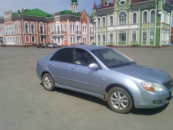 2008 Kia Cerato I Рестайлинг, серебристый, 580000 рублей - вид 1