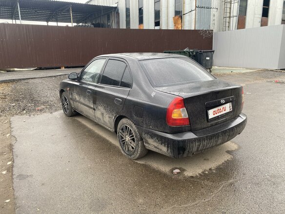 2008 Hyundai Accent ТагАЗ II, чёрный, 550000 рублей - вид 1