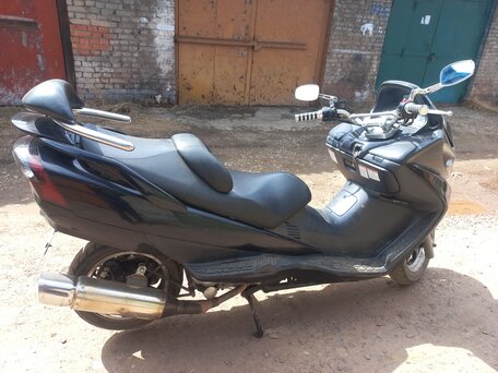 2004 Suzuki Burgman (SkyWave) 400, чёрный, 235000 рублей, вид 2