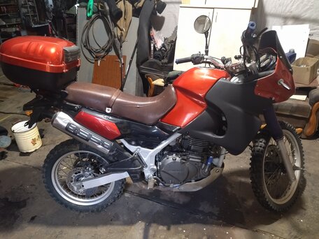 1997 Kawasaki KLE 400, красный, 250000 рублей, вид 5