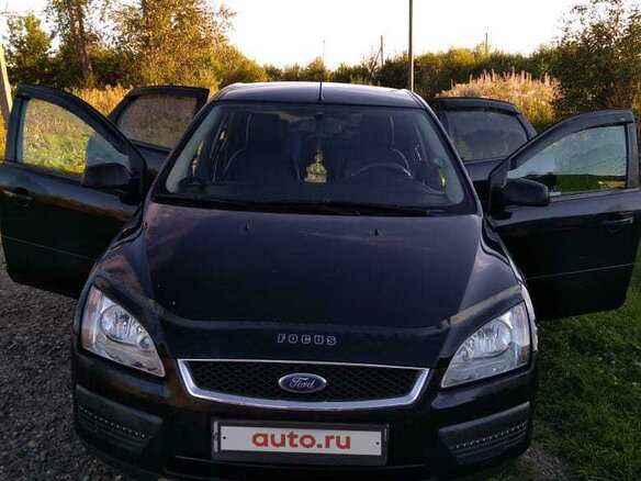 2006 Ford Focus II, чёрный - вид 1