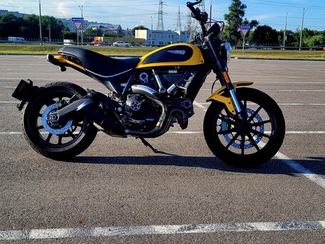 2017 Ducati Scrambler 800, жёлтый, 555213 рублей, вид 5