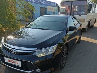 2016 Toyota Camry VII (XV50) Рестайлинг, чёрный, 2220000 рублей, вид 1