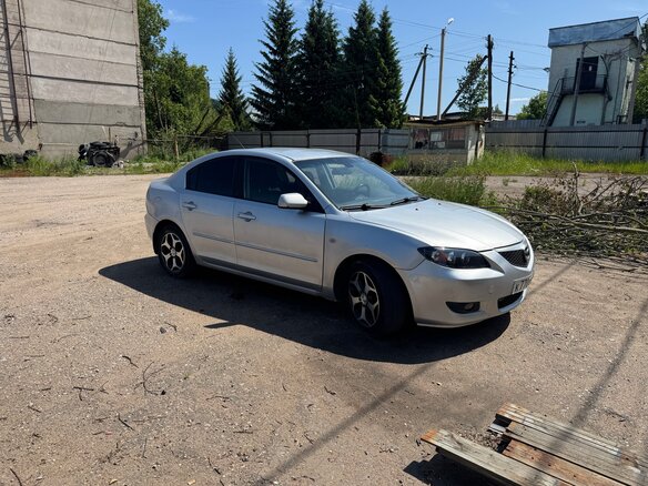 2006 Mazda 3 I (BK) Рестайлинг, серый, 650000 рублей - вид 4