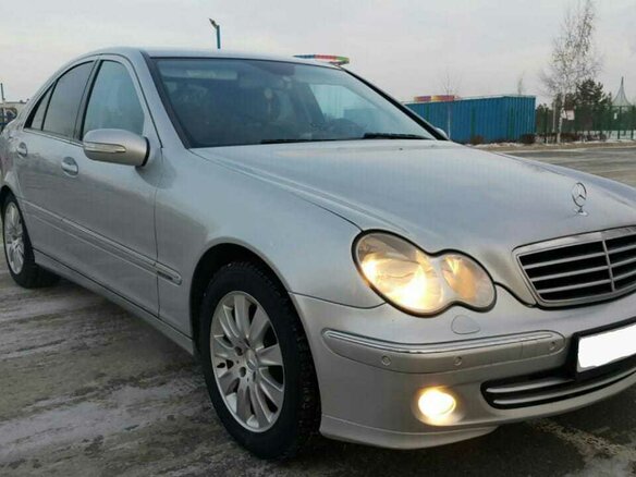 2006 Mercedes-Benz C-Класс 280 II (W203) Рестайлинг, серебристый - вид 3