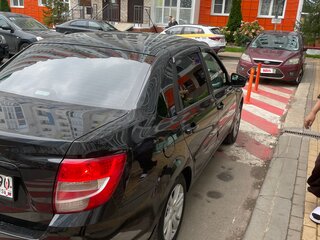 2020 Lada (ВАЗ) Granta I Рестайлинг, чёрный, 550000 рублей, вид 5