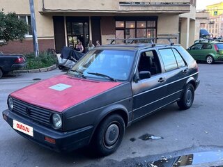 1990 Volkswagen Golf KAT II, чёрный, 65000 рублей, вид 3