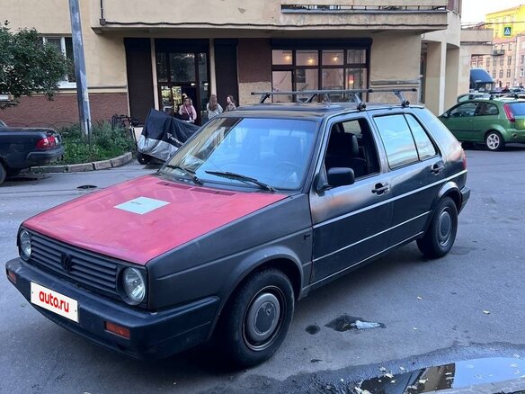 1990 Volkswagen Golf KAT II, чёрный, 65000 рублей - вид 2