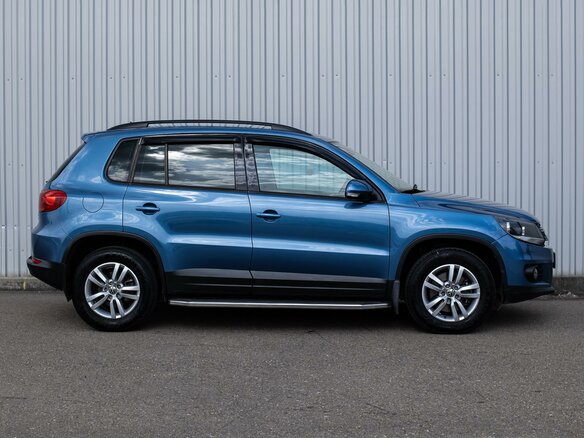 2012 Volkswagen Tiguan I Рестайлинг, синий - вид 4