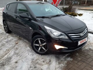 2015 Hyundai Solaris I Рестайлинг, чёрный, 950000 рублей, вид 3