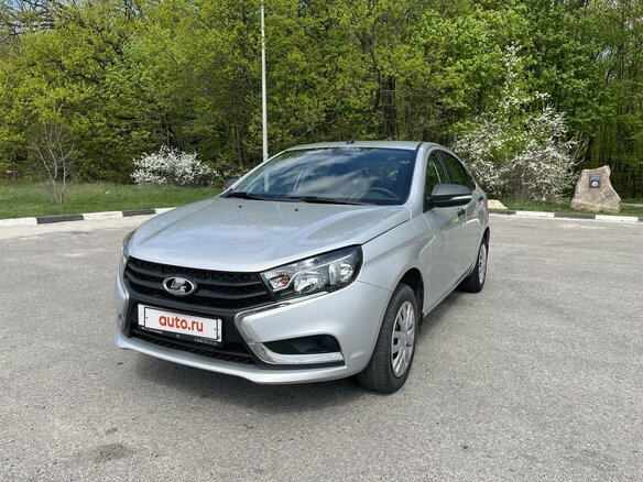 2017 Lada (ВАЗ) Vesta I, серебристый, 920000 рублей - вид 3