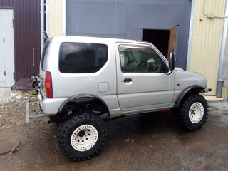 2001 Suzuki Jimny Kei car III, серебристый, 710000 рублей, вид 1