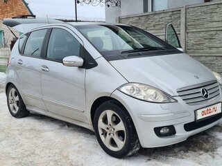 2005 Mercedes-Benz A-Класс 200 II (W169), серебристый, 658052 рублей, вид 5