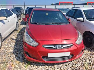 2014 Hyundai Solaris I, красный, 580000 рублей, вид 1