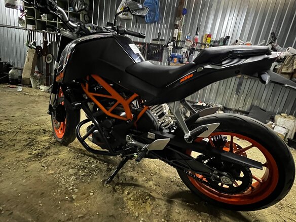 2014 KTM 390 Duke, оранжевый, 420000 рублей - вид 2
