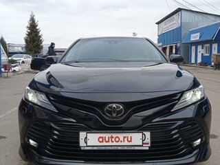 2019 Toyota Camry VIII (XV70), чёрный, 3450000 рублей, вид 2