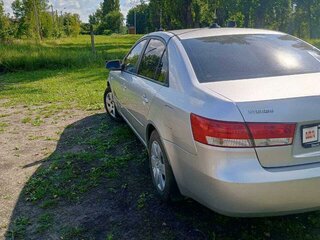 2006 Hyundai Sonata V (NF), серебристый, 1000000 рублей, вид 5
