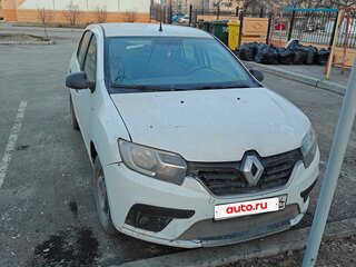 2018 Renault Logan II Рестайлинг, белый, 230000 рублей, вид 1