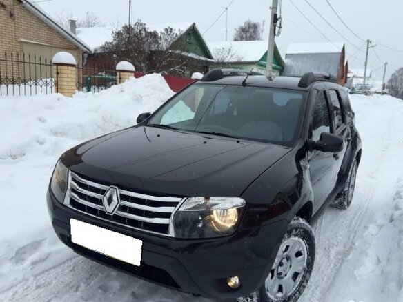 2013 Renault Duster I, чёрный