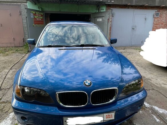 2003 BMW 3 серии 318i IV (E46) Рестайлинг, синий, 500000 рублей - вид 1