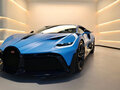 2021 Bugatti Divo, синий