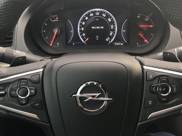 2015 Opel Insignia I Рестайлинг, синий - вид 2
