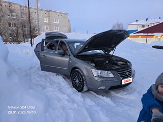 2008 Hyundai Sonata V (NF) Рестайлинг, серый, 900000 рублей, вид 2