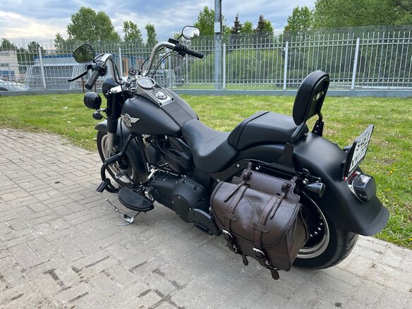 2015 Harley-Davidson Fat Boy, чёрный, 1500000 рублей - вид 7