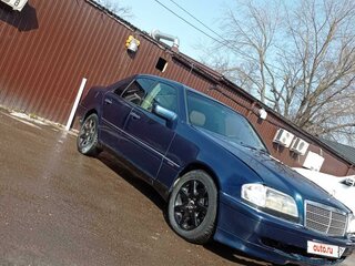 1996 Mercedes-Benz C-Класс 180 (PMS) I (W202), синий, 250000 рублей, вид 4