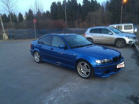 2003 BMW 3 серии 330i IV (E46) Рестайлинг, синий - вид 5