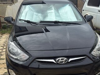 2011 Hyundai Solaris I, чёрный, 750000 рублей, вид 1