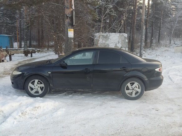 2005 Mazda 6 I (GG), чёрный, 550000 рублей - вид 3