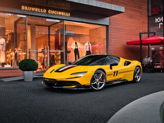 2023 Ferrari SF90 Stradale, жёлтый, 40500000 рублей, вид 4