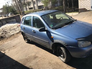 2008 Lada (ВАЗ) Kalina I, голубой, 60000 рублей, вид 2