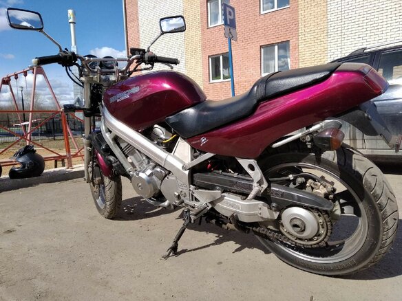 1999 Honda Bros, пурпурный, 438000 рублей - вид 8