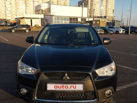 2012 Mitsubishi ASX I, чёрный, 1350000 рублей - вид 1