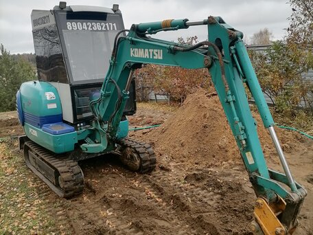 2000 Komatsu PC20, зелёный, 1800000 рублей, вид 1